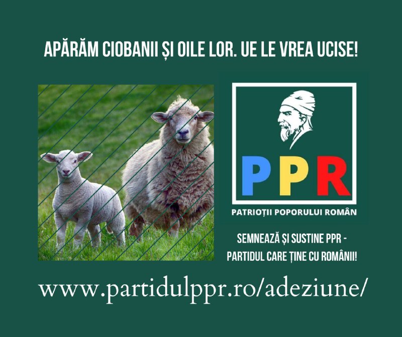 Suntem alături de ciobanii români!