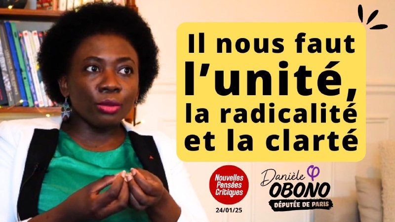 ***💬*** **L'unité est un combat.** Et …