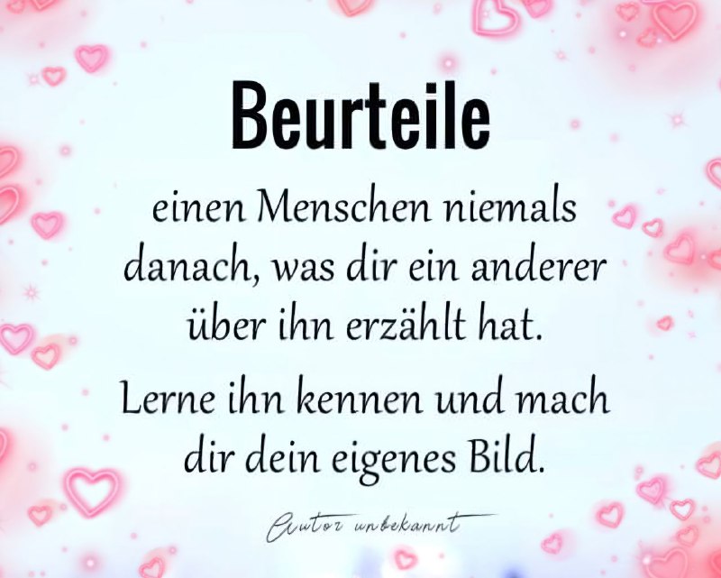 ***🙅‍♂️******👀*** `Beurteile einen Menschen niemals danach, …