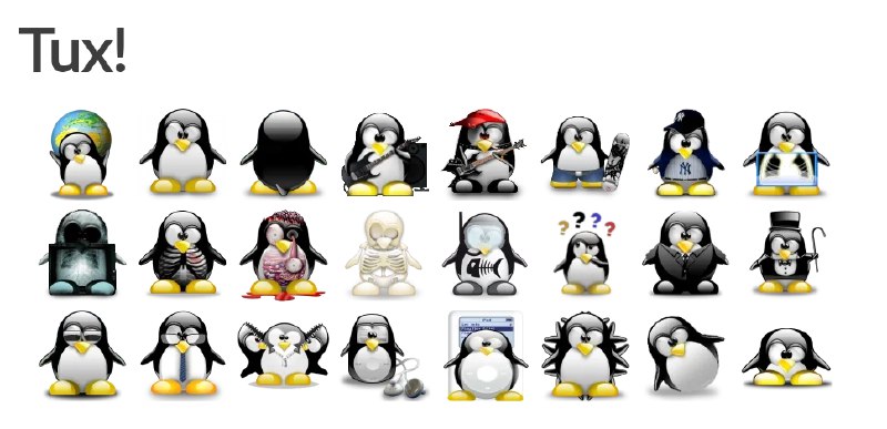 ***🐧*** **Пингвин Такс (Tux) от Linux**: