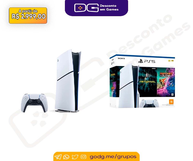 **Console Playstation 5 Slim (Shopee)**