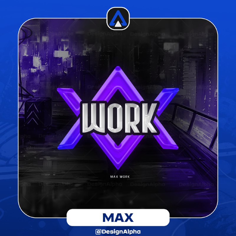 ***🎨*** طراحی [#لوگو](?q=%23%D9%84%D9%88%DA%AF%D9%88) برای "Max work"