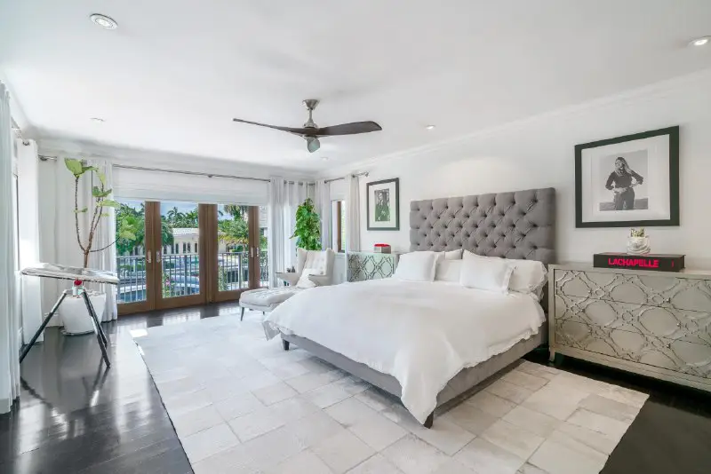 Miami Beach Florida Master Bedroom