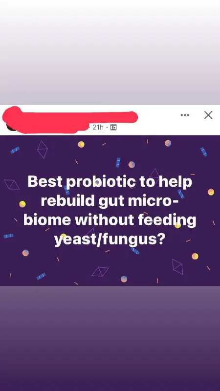 Probiotics cannot and do not rebuild …