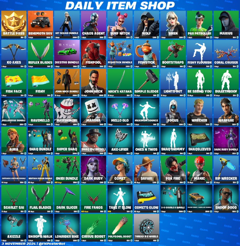 ***⚡️*** [#Fortnite](?q=%23Fortnite) Item Shop