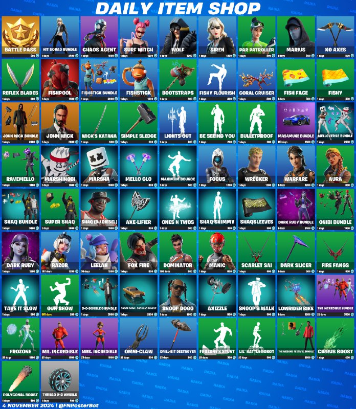 ***⚡️*** [#Fortnite](?q=%23Fortnite) Item Shop