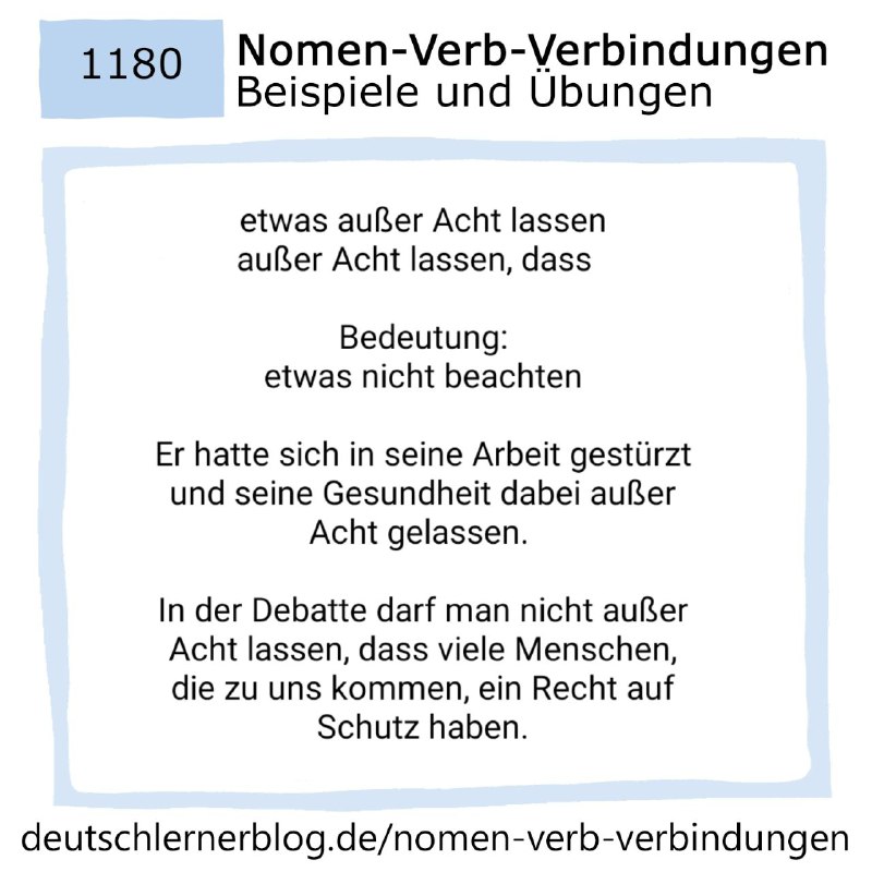 etwas außer Acht lassen