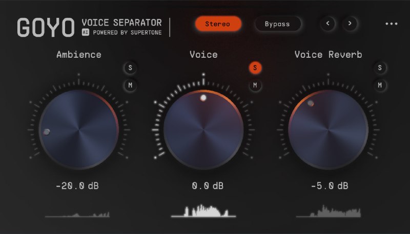 GOYA AI VOICE SEPARATOR