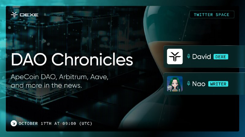 [*****🔈***The next DAO Chronicles is on …