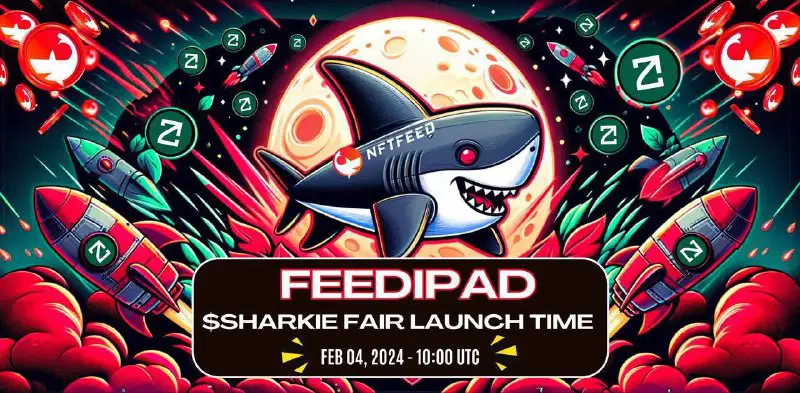 **NFTFeed** $SHARKIE **- First Fair Launch …