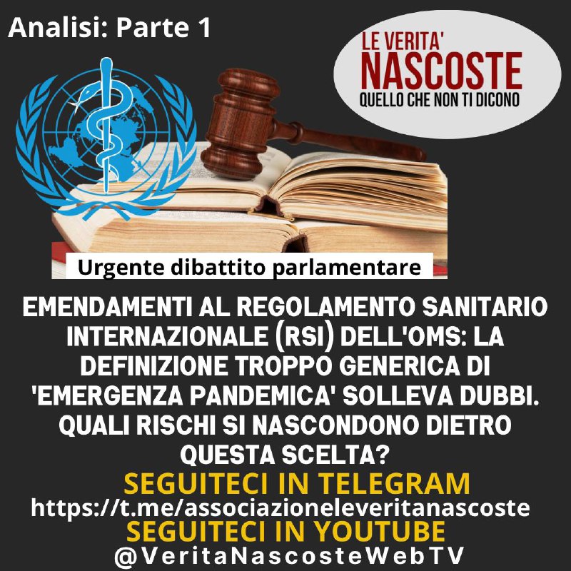 L’Associazione le Verità Nascoste ha tradotto …