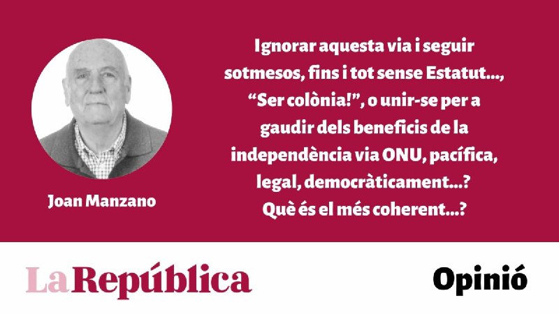 OPINIÓ | Ignorar aquesta via i …