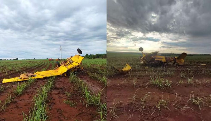 ***⚫*** **Piloto morre após avião bater …