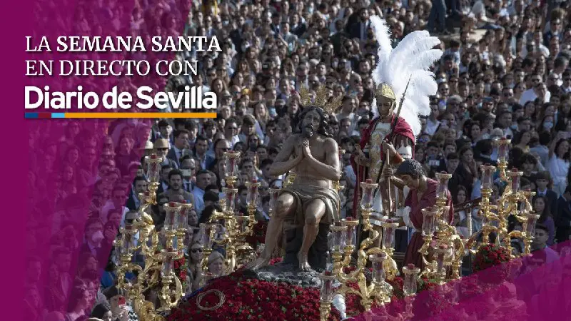 Las procesiones del Domingo de Ramos, en directo desde la calle Rioja