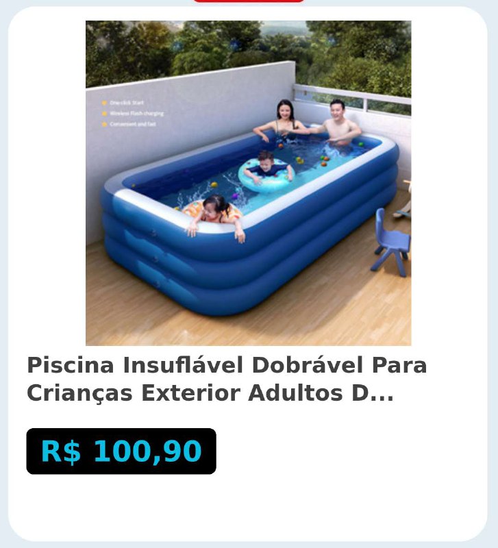 ***🛍️***Piscina Insuflável Dobrável Para Crianças Exterior …