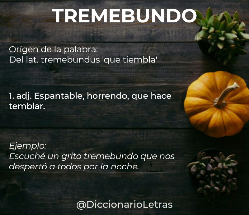 **TREMEBUNDO**[@DiccionarioLetras](https://t.me/DiccionarioLetras)