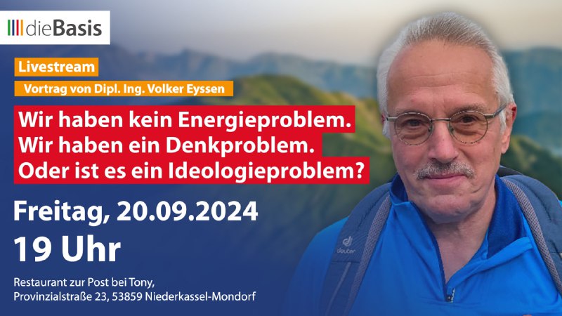 **Volker Eyssen ist Dipl. Ing. Bergbau, …