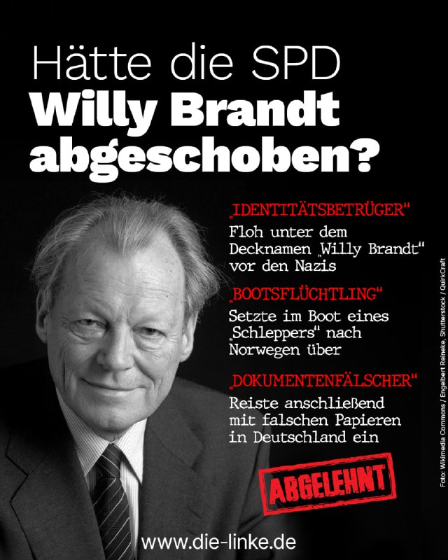 **Hätte Willy Brandt heute in Deutschland …