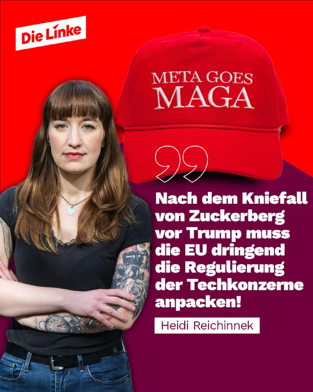 **Meta auf MAGA-Kurs: Reguliert die Tech-Konzerne!**