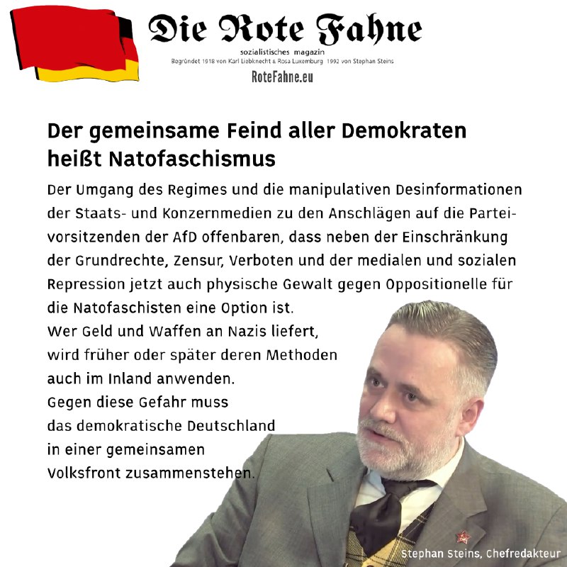 **Der gemeinsame Feind aller Demokraten heißt …