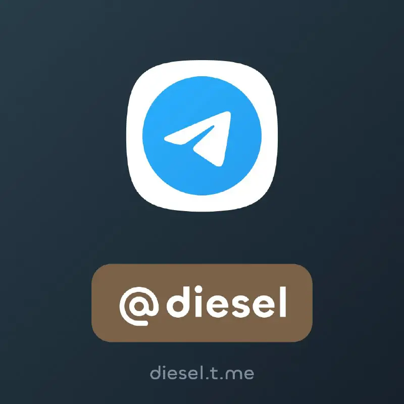 [@diesel](https://t.me/diesel) — telegram username is for sell.