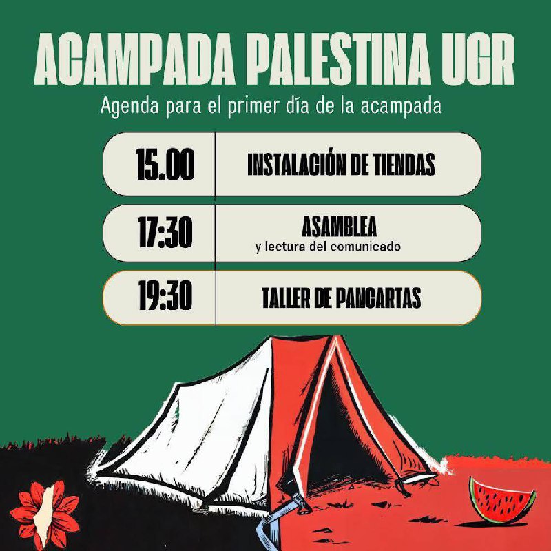 ***🔴******🇵🇸*** ACAMPADA POR PALESTINA