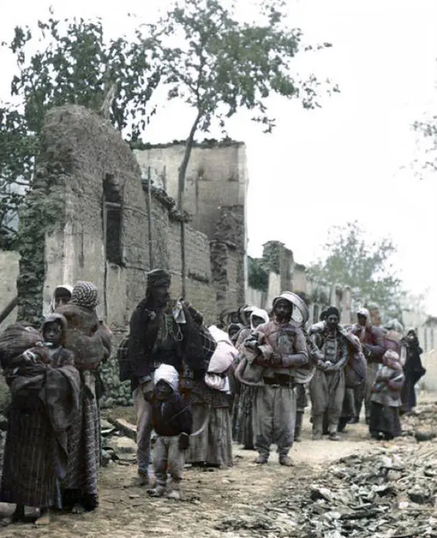 Balkanlardan göç eden Türkler, 1912.