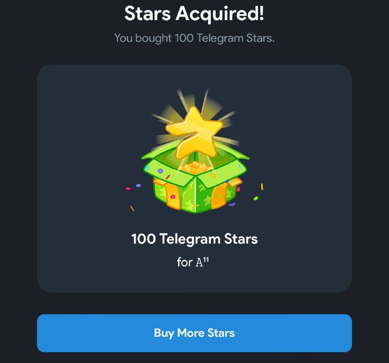 **Star** *****⭐️*******(Yulduz) olib beramiz telegramga