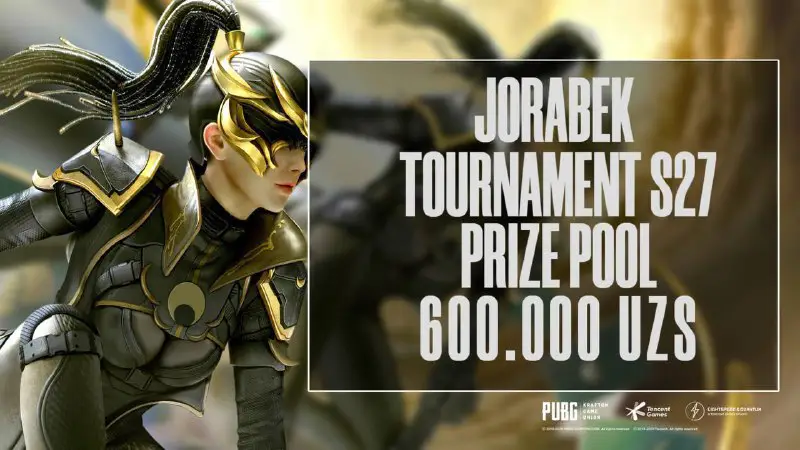 ***🏆*****JO’RABEK TOURNAMENT S27*****💰*** **Prizepool: 600.000so'm*****🔥*** **Etap: …