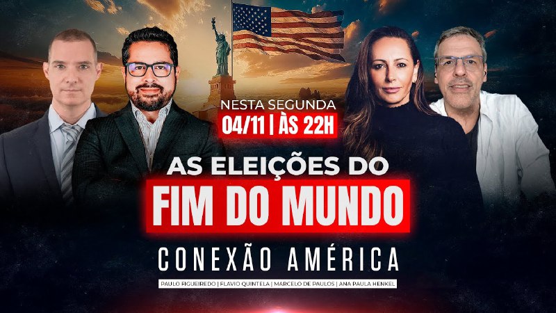 ***🚨*** **Ao Vivo**: Jornalistas Paulo Figueiredo …