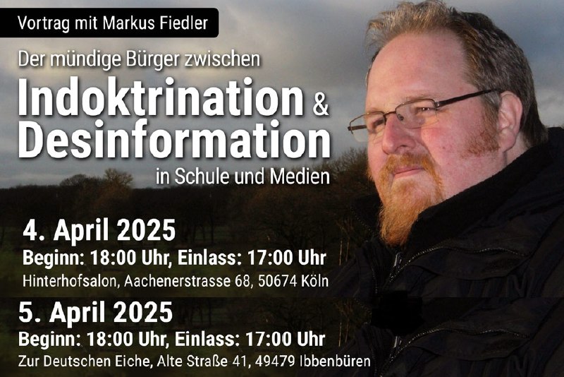 *Vortrag mit Markus Fiedler*: