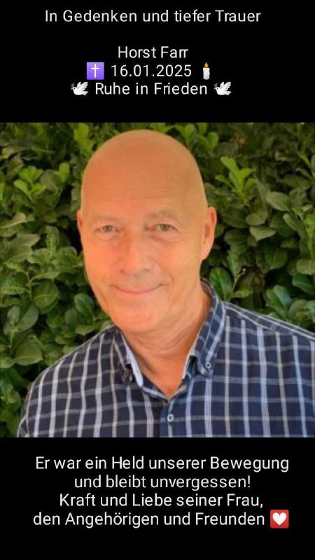 **Horst Farr ist verstorben**