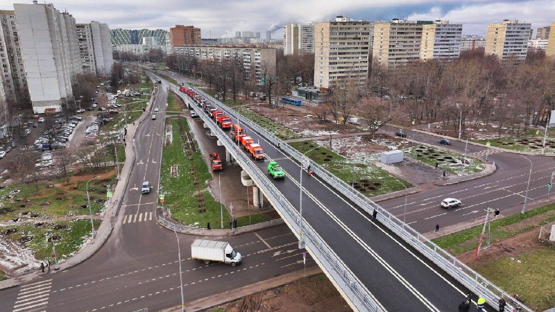 **Открыт новый путепровод через пути МЦД-1 …