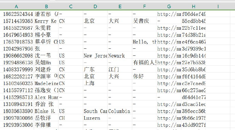 新增美华侨微信实时检测昵称带名字