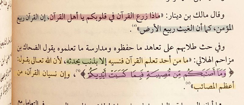 **إنَّ القُرآن ربيع المؤمن،