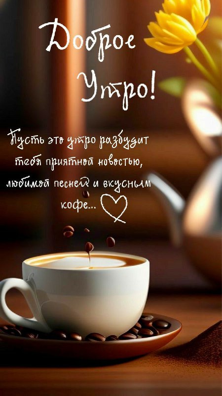 Доброе утро ☕️ картинки