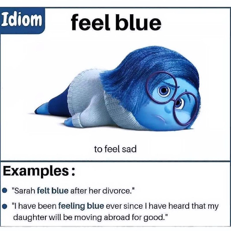 important ideams :- Feel blue ***💙******🔵***