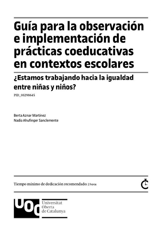 Guía para la observación e implementación …