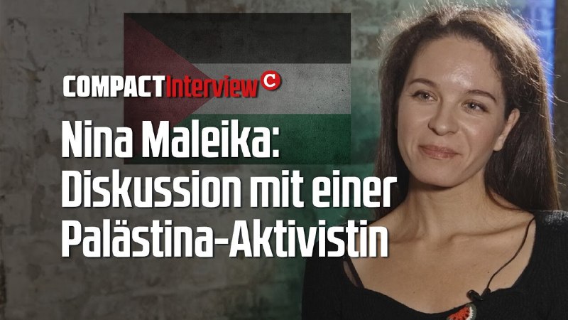 COMPACT diskutiert mit Palästina-Aktivistin!