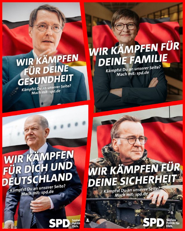 Ein Wort in jeden dieser Slogans …