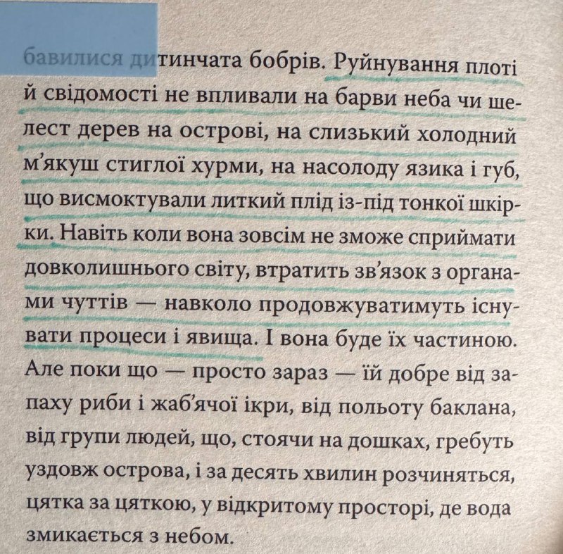 Прочитала цей абзац у Софії Андрухович …