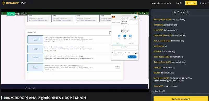 ***🔥***We've just finished the **Binance Live*****🔥***