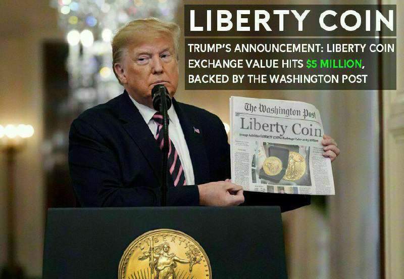 *****📜******✍️*** Historic Move: Trump Liberty Coins …