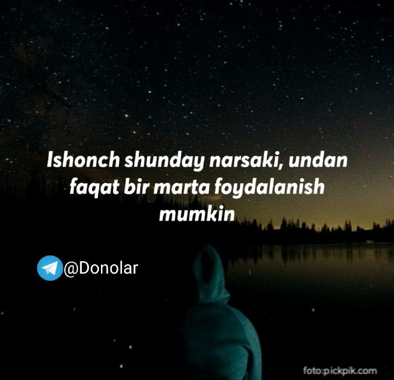 [**#Hayotiysozlar**](?q=%23Hayotiysozlar) **Ishonch shunday narsaki undan faqat …