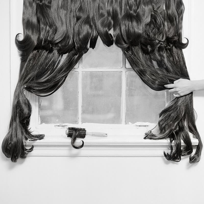 "Hair Pieces" series by Rebecca Drolen