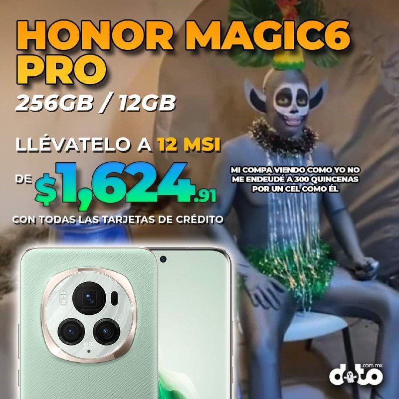 sin compa pero con HONOR MAGIC6 …