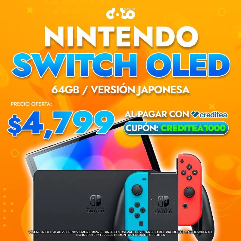 SWITCH OLED NUEVA POR MENOS DE …