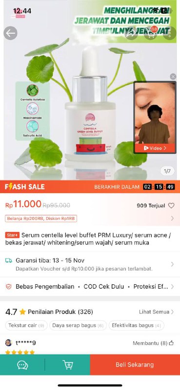 Temukan Serum centella level buffet PRM …