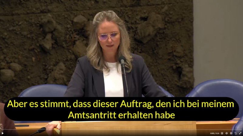 Die neue niederländische Gesundheitsministerin Fleur Agema …