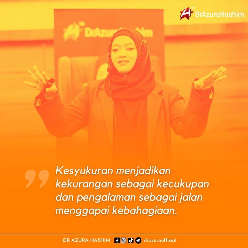 Semoga setiap kesyukuran itu menjadi kebahagiaan …